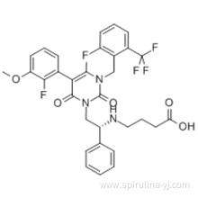 Butanoic acid,4-[[(1R)-2-[5-(2-fluoro-3-methoxyphenyl)-3-[[2-fluoro-6-(trifluoromethyl)phenyl]methyl]-3,6-dihydro-4-methyl-2,6-dioxo-1(2H)-p CAS 834153-87-6